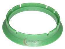 Zentrierring für Alufelgen  Kunststoff 63.3mm auf 56.6mm grün