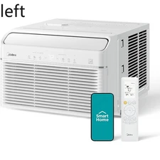 Midea 8,000 BTU Smart Inverter Air Conditioner Window Unit with Heat  bargain