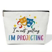 Drama Theater Gift for Teen Girls Makeup Bags For Women, 1 Pack Theatre