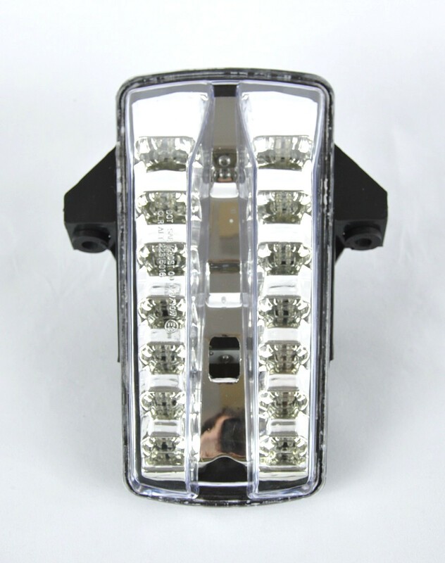 Feu arrière BIHR LED étanche clignotants intégrés Suzuki SV650 optique ABS