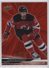 2024-25 Upper Deck Series 2 Outburst Red 2/25 Kurtis MacDermid #354 x1d