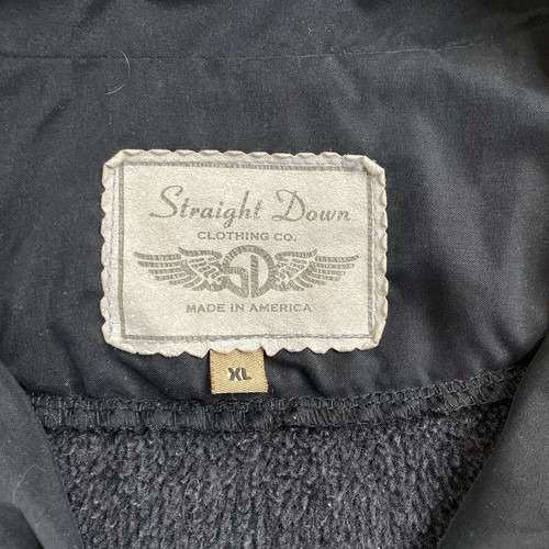 Straight Down Vest Mens XL Dark Gray Polartec Fleece Golf Full Zip Made In USA - Picture 11 of 15