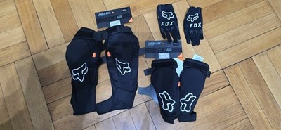 Fox Launch D3O Knee & Elbogen schützer + Handschuhe Größe S