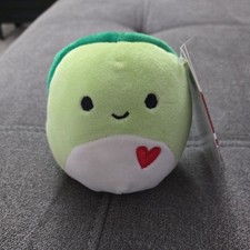 Squishmallows Henry Turtle Plush 4 Inch Heart Belly Valentine Gift BNWT