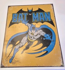 Batman Action Comics Tin Metal Sign Plaque Poster Wall Art Trends DC.