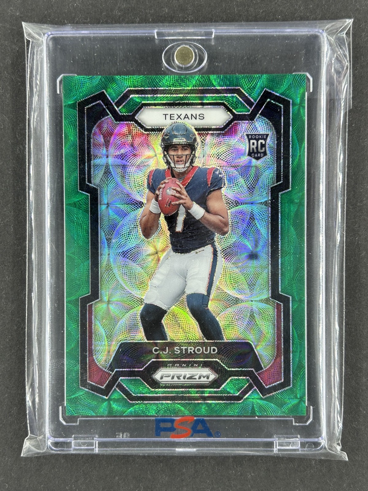 2023 Panini Prizm CJ Stroud #339 Green Scope RC 14/75 Houston Texans