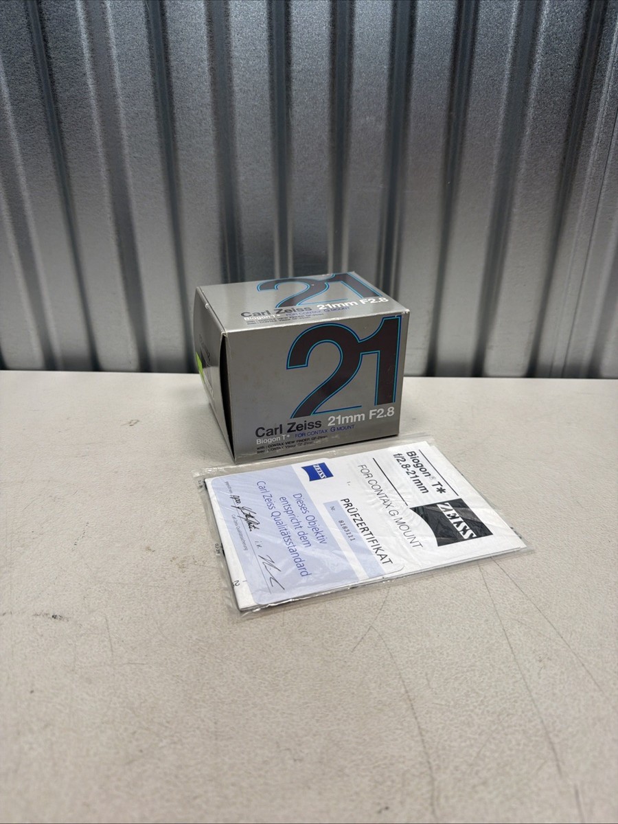 Contax ZEISS Biogon T G-Biogon 21mm f/2.8 AF Lens for sale online