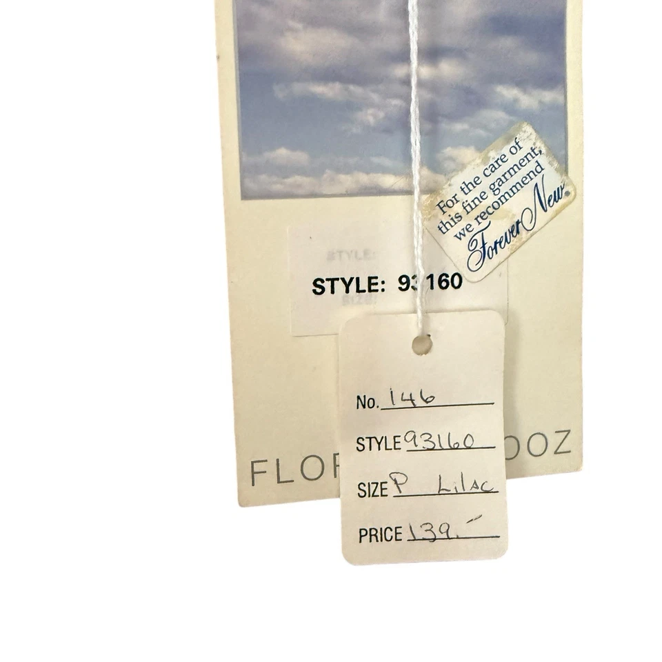 NUEVO FLORA NIKROOZ Vintage Lila ENCAJE PELUCHE Malla Una Pieza Body Talla P Foto 3 de 4