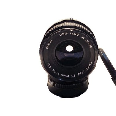 Canon FD 28mm f/3.5 S.C. Lens