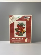 Holiday Collection Latch Hook Kit BELLS 18 x24 National Yarn Crafts 1980 Vtg