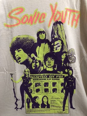 Vintage Sonic Youth Kool Thing Gracias White Unisex T shirt Classic Style