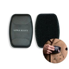 Pocket Lint Brush x2, Reusable Remover Roller for Clothes, Black