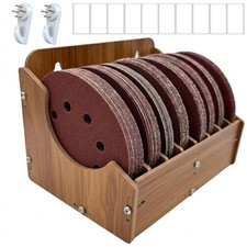 5" Sandpaper Organizer Sanding Disc Storage Holder for 5 Inch, 8-Slot Sanding...