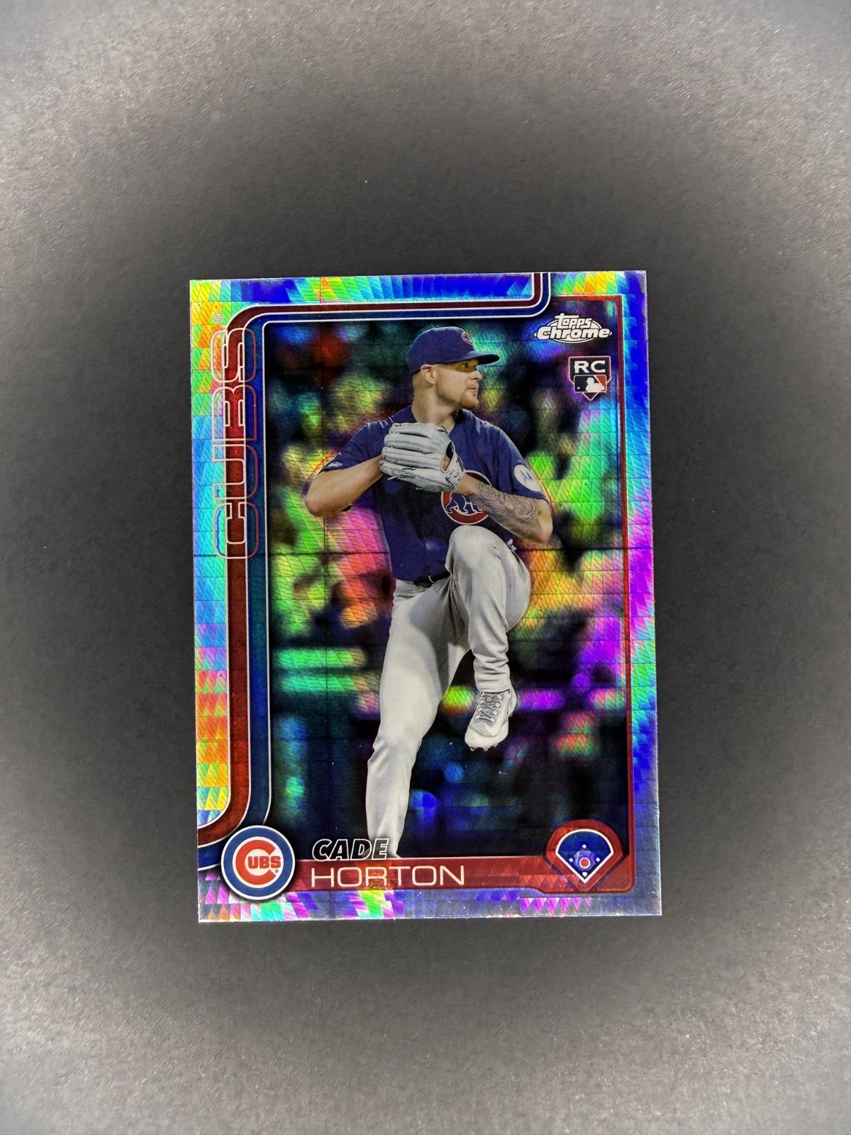 2025 Topps Chrome Update - #USC63 Cade Horton Rookie Prism Refractor