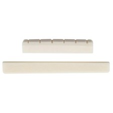 Acoustic Guitar Bone Blanks Saddle and DIY Unslotted Guitar Nut Replacement