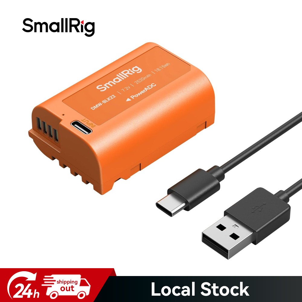 SmallRig Camera Battery for Panasonic LUMIX GH5/S5/GH5 II/S5 II