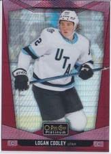 2024-25 24-25 O-Pee-Chee OPC Platinum Red Prism #99 Logan Cooley /199