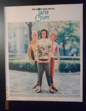 1960 Back to School Jane Colby Alex Grand clothing AD Sunbeam Alpine Hillman car