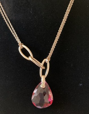 AUTHENTIC SIGNED SWAROVSKI MINI PARALLELE NECKLACE