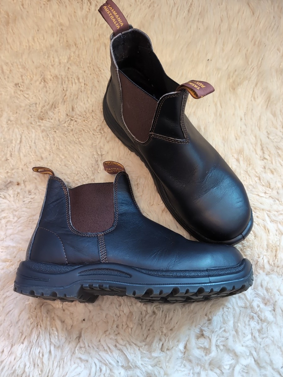 Blundstone Chelsea Work Boots Mens Size 10 Black Leather  display picture 1