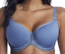 PANACHE Cari - 34DDD - UK 34E - Spacer Bra J-hook Racerback Ocean Blue
