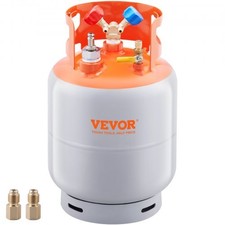 NEW VEVOR Refrigerant Recovery Tank with Float Switch - 30 lb. Capacity ac Recov