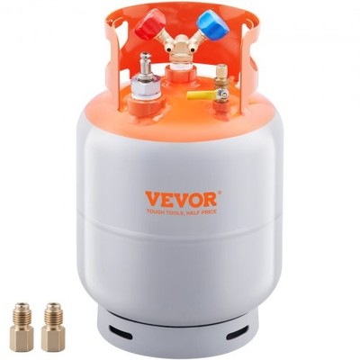 NEW VEVOR Refrigerant Recovery Tank with Float Switch - 30 lb. Capacity ac Recov