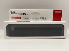 Nintendo Nuevo 3DS LL XL Soporte de Carga Base Negro Genuino OEM