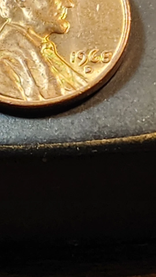 1968D Lincoln Cent.  Gorgeous Eye Appeal.  Red, UNCIRCULATED. DDO/DDR. A BEAUTY  - Image 2 of 4