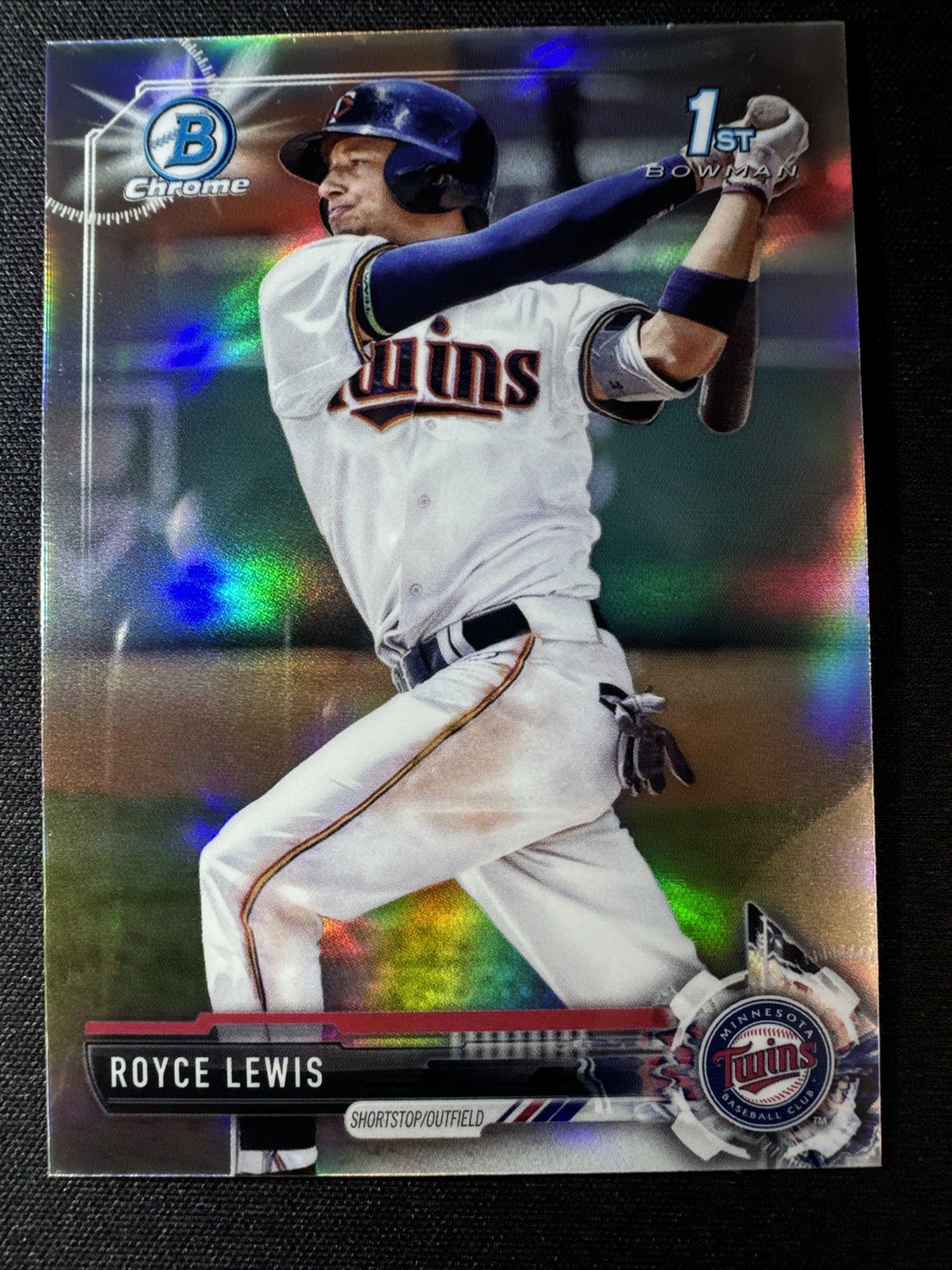 2017 Bowman Draft Chrome #BDC-1 Royce Lewis Rookie RC Refractor