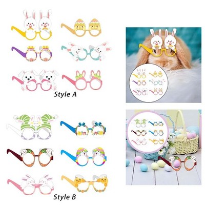 6 Stück Ostern Gläser für Kinder Erwachsene Party Gastgeschenke Zubehör Foto Requisite Neuheit