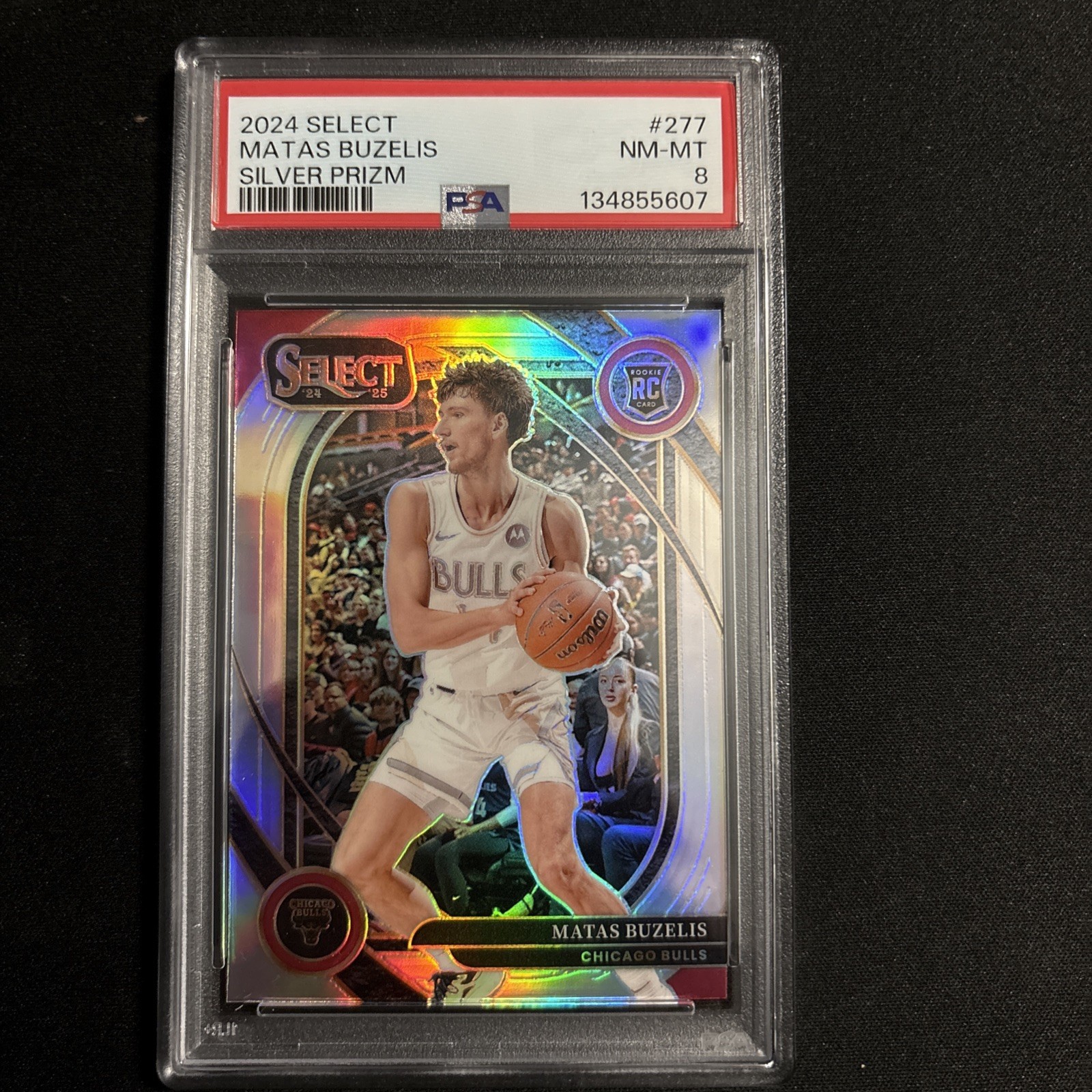 2024-25 Panini Select - Courtside Matas Buzelis #277 Silver Prizm (RC)