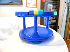 VTG 1989 SAFETY 1ST BABY BATH RING SEAT W/SUCTION CUPS ROTATES  SAFETY LOCK USA