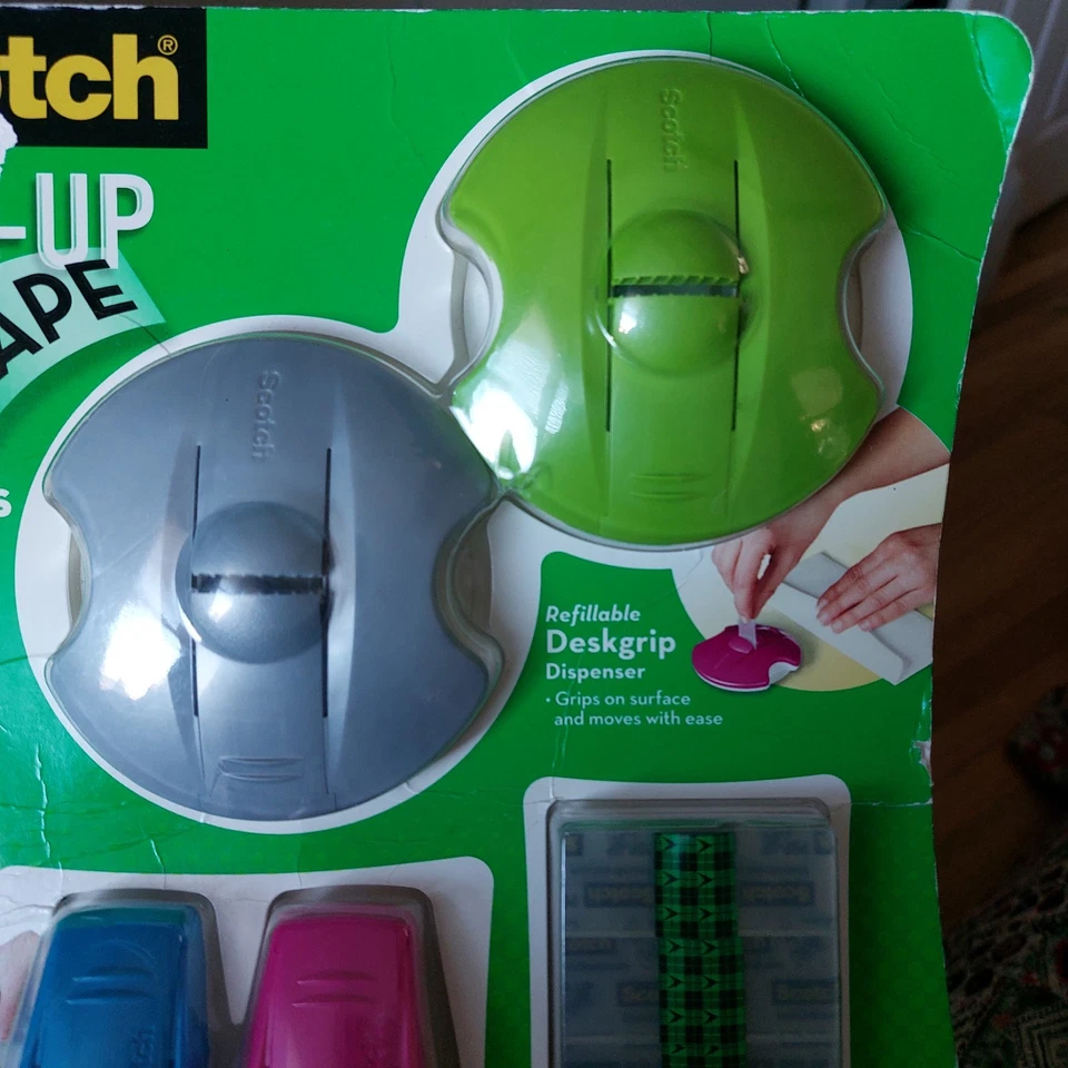 Dispensador y recarga de cinta emergente Scotch nuevo en caja descontinuado  Foto 4 de 4