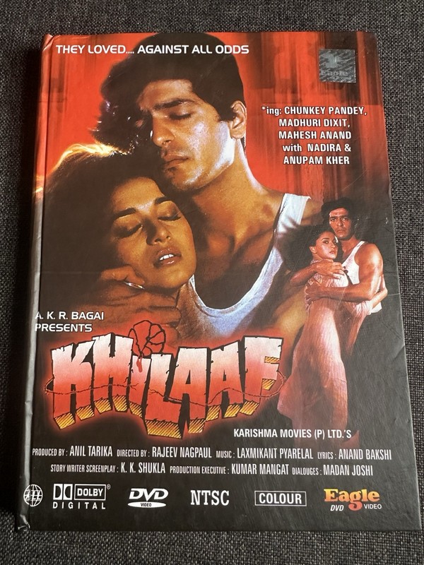 Khilaaf Bollywood Movie DVD Hindi English ,romance,action