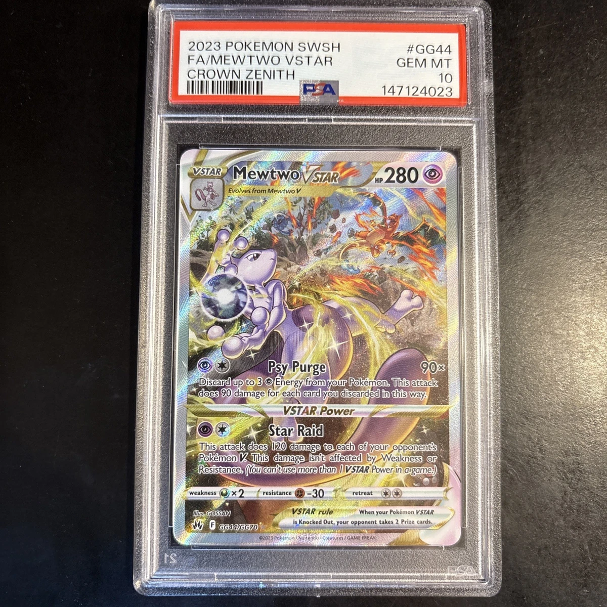 25+ Mewtwo Pokémon TCG Professional Sports Authenticator (PSA