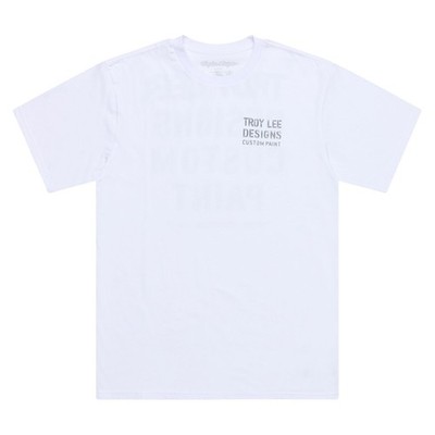 Troy Lee Designs MX Paint Shop Freizeit T-Shirt Weiß Herren