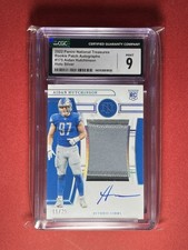2022 National Treasures - RPA Aidan Hutchinson Holo Silver /25 CGC 9 Rookie Auto