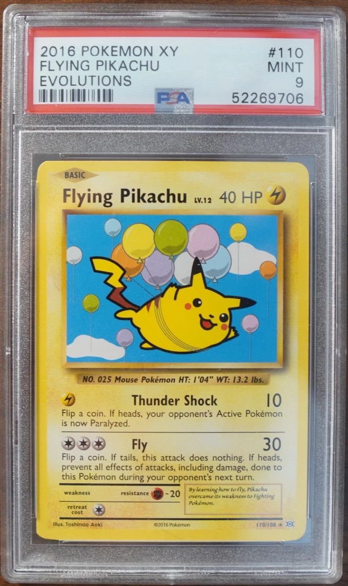 Pikachu Pokémon TCG Evolutions Secret Rare Individual Collectible