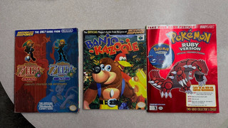 Nintendo Guide Lot Zelda Oracle Seasons Ages Banjo Kazooie Pokemon Ruby Sapphire