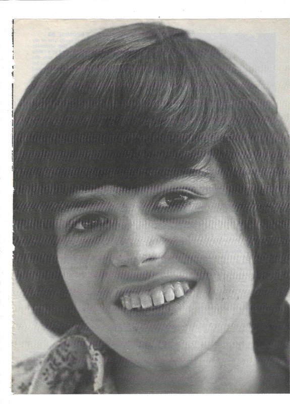 Donny Osmond Black & White Close Up 1970's Magazine Cut out