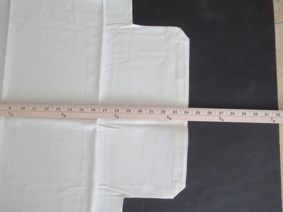 Nuevo Lote de 7 Silla Mueble Caja y Barril Cubierta Extraíble Tela Color Natural Foto 3 de 4