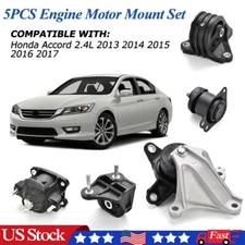 5X Engine Motor & Transmission Mount for 2013-2017 Honda Accord l4 2.4L AUTO