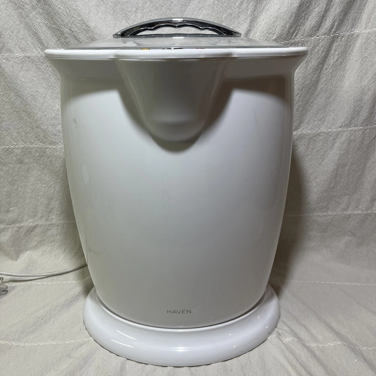 Haven TOWEL WARMER with auto-shut off and Transparent Lid TESTED Working! |  eBay