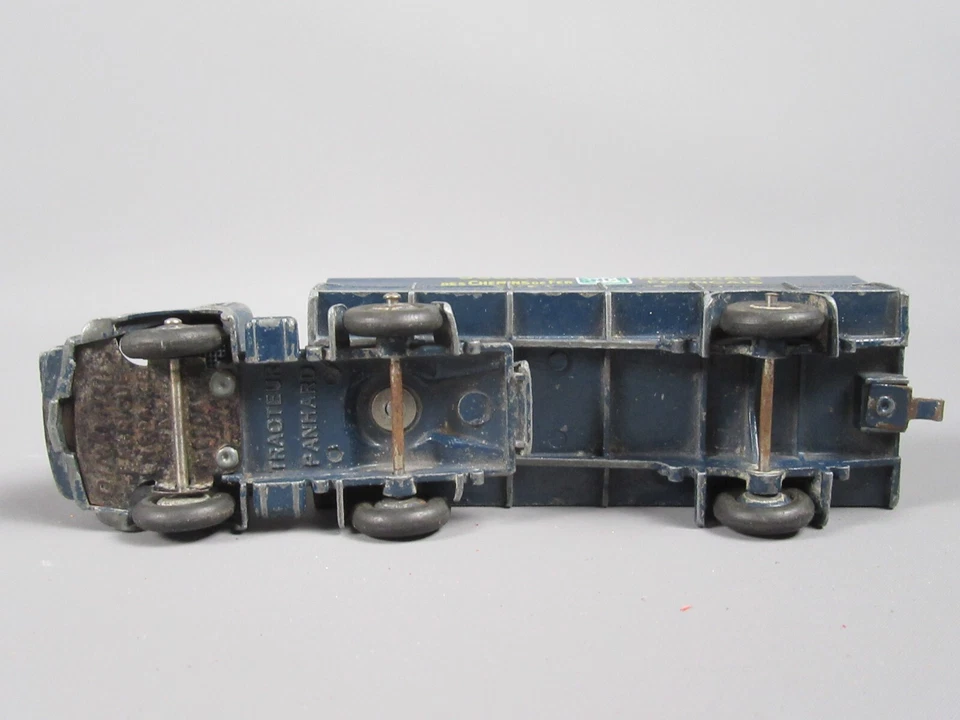 B642 Vintage 1952 Dinky 32AB Francia Panhard Movic Bâche SNCF Rimorchio Blu 1:55 - Immagine 3 di 4