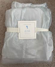  129 NWT Pottery Barn Kids Icy Tulle Bed Skirt Sparkle Frozen 16  Drop