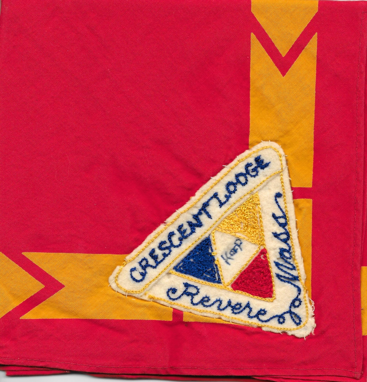Revere Massachusetts The Spirit of Adventure Council Troop Neckerchief