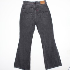 Levis 70s High Flare Grey Charchoal Wash Women  s Jeans Denim W29 Inseam 31