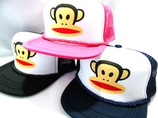 PAUL FRANK YOUTH SNAPBACK HATS PINK,BLUE,BLACK FREE SHIPPING 