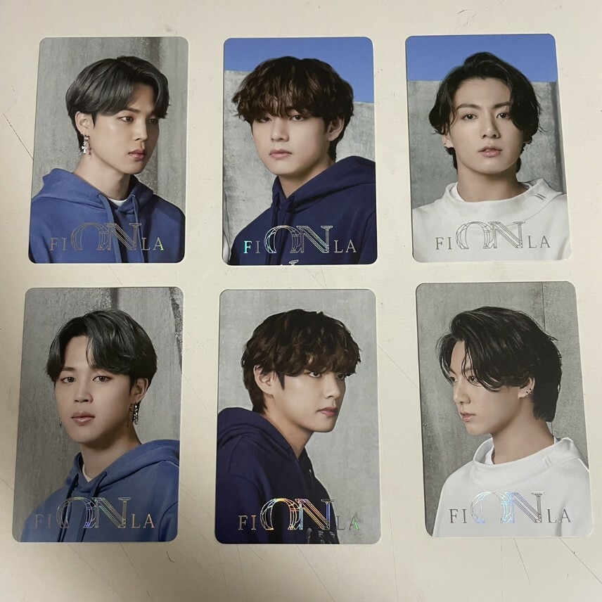 FILA BTS カード BTS x FILA Official Pre order Benefit ON Photo Card 2EA | eBay
